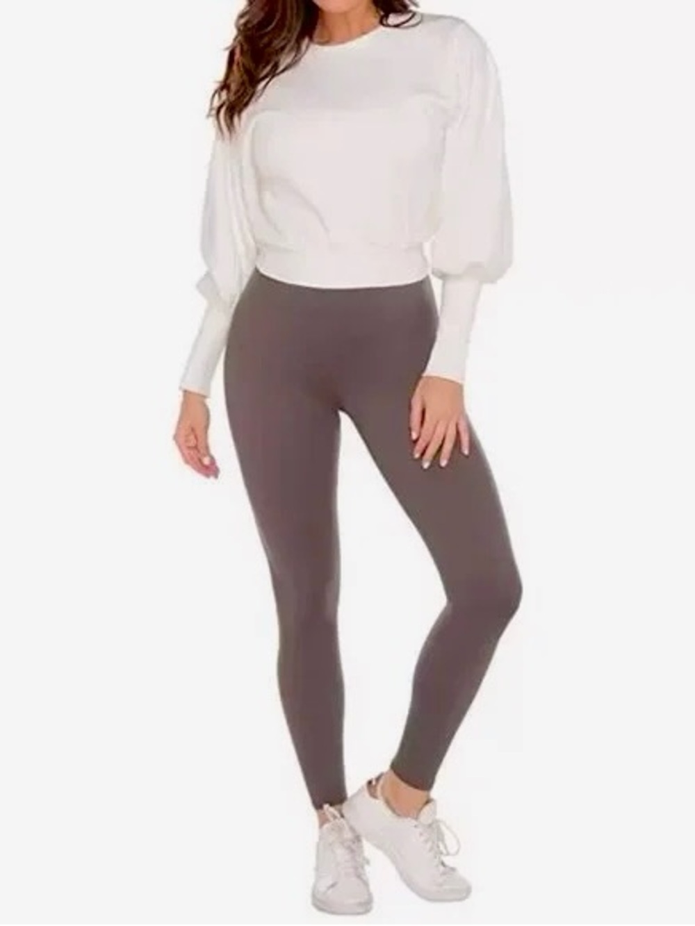 Miraclesuit Tummy Control Smooth 4-Way Stretch High Waisted Athletic Leggings M